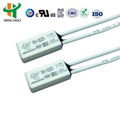 Fuse térmico de reinicio automático con rango de temperatura de 50-150 °C 10000 Ciclo de vida y carcasa de metal grande
