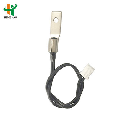 Sensor de temperatura termistor NTC con cable 2464 2651 2468 CL2 FT4 de 2 y 4 polos, terminales y cabezal metálico o plástico