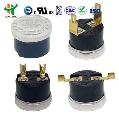 250V 16A Interruptor de corte térmico Acción rápida Termostato bimetal