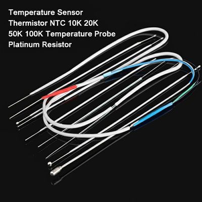 Sensor de temperatura Termistor NTC 10K 20K 50K 100K Proba de temperatura Resistor de platino