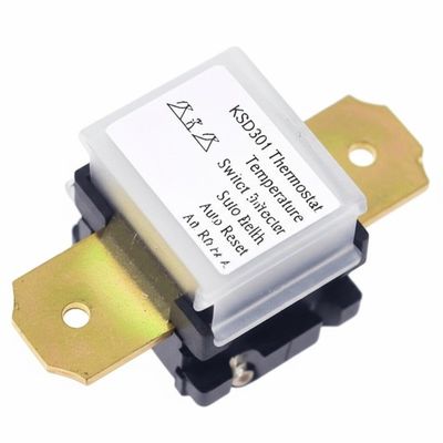 KSD301 Termostato bimetal con carcasa de plástico o cerámica y tapa de aluminio o cabeza de cobre para electrodomésticos