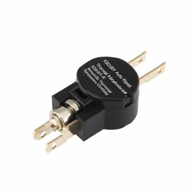 Termostato bimetálico KSD301 con 100000 ciclos y carcasa de plástico o cerámica para aplicaciones de tapa de aluminio o cabezal de cobre