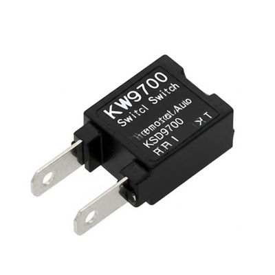 Interruptor de temperatura de reinicio automático KW9700 250V10A Termostato con rango de 40~150℃ y tamaño de 18.5*7.5*3.8mm