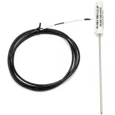 Sensor de temperatura termistor NTC con cable 2464 2651 2468 CL2 FT4 de 2 y 4 polos, terminales y cabezal metálico o plástico