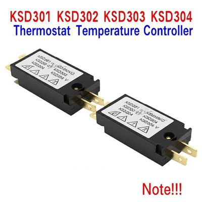 Controlador de temperatura termostato bimetálico KSD301 con 100000 ciclos 250V 16A y rango de 0-250℃