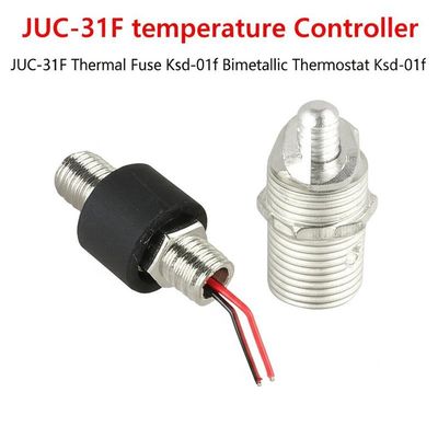 Interruptor de protección térmica JUC-31F Termostato bimetálico con rango de temperatura de 0~150°C Normalmente cerrado o abierto Restablecimiento automático o manual