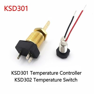 Control de temperatura KSD301 con rango de 0-250℃ Normalmente Cerrado o Abierto Certificado UL CQC TUV RoHS