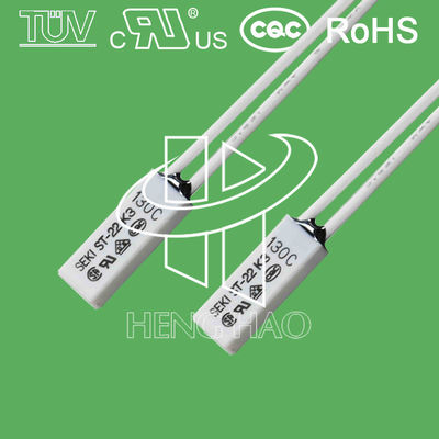 Protector termal reutilizable de SEKI/interruptor termal bimetálico ROHS certificado