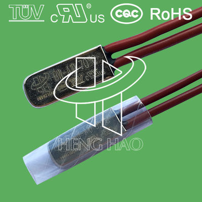 Fusible termal del protector del reset auto, interruptor de la protección termal de la caja metálica